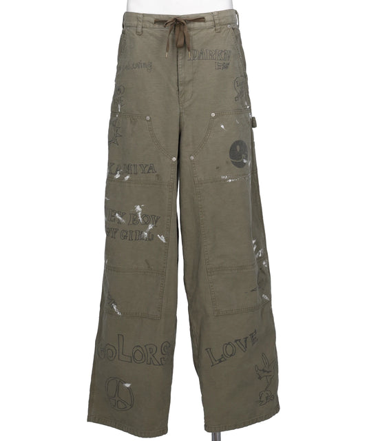 KAMIYA(カミヤ) 2026SS GRAFFITI PAINTER PANTS G16PT023