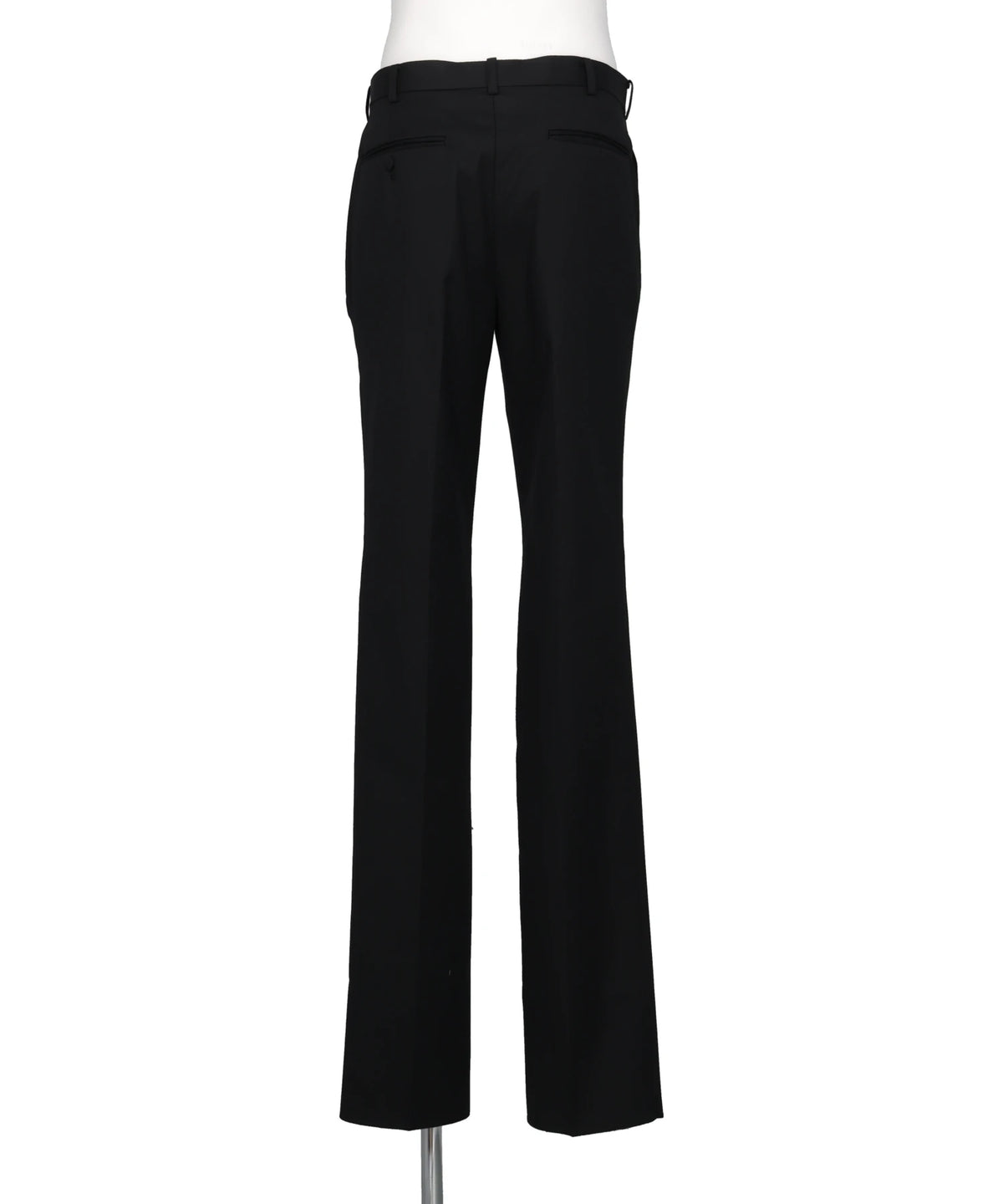 WOOL GABARDINE SKINNY TROUSERS