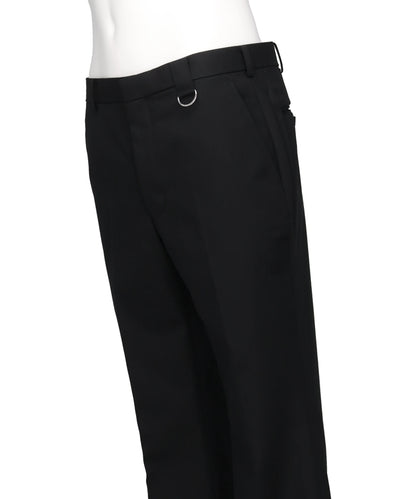 WOOL GABARDINE SKINNY TROUSERS