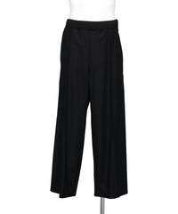 OVERCOAT WIDE TROUSER WITH RIBBED WAISTBAND