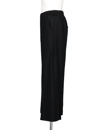 WIDE TROUSERS WITH RIBBED WAISTBAND