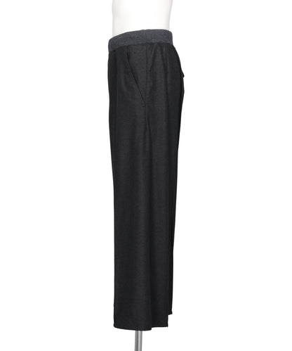 WIDE TROUSERS WITH RIBBED WAISTBAND
