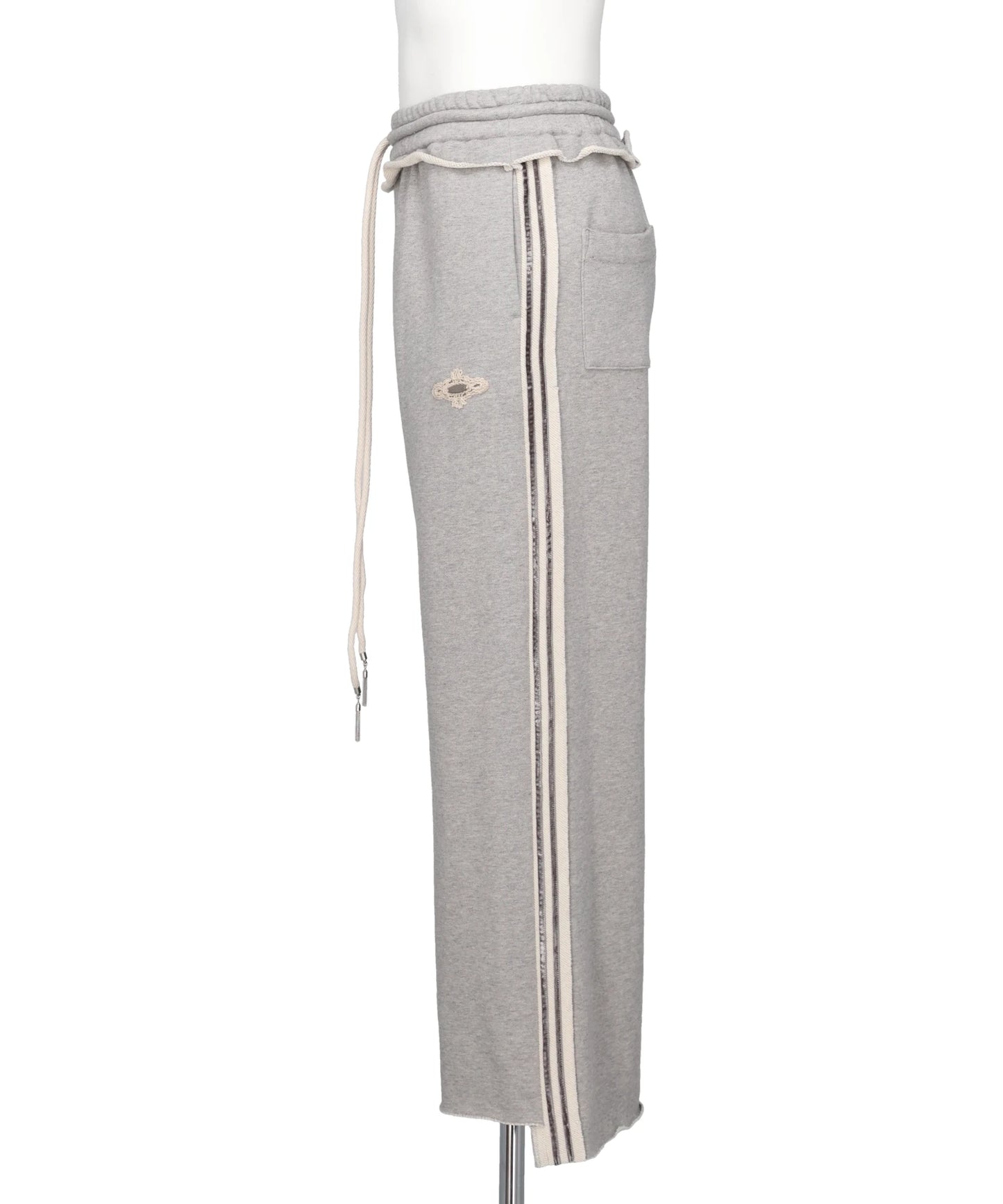 SIDE STRIPE JERSEY TRACK PANTS