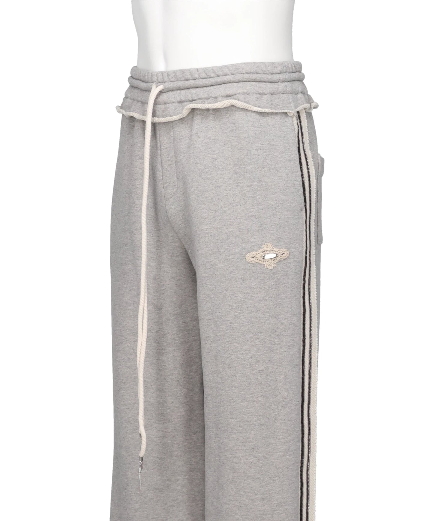 SIDE STRIPE JERSEY TRACK PANTS