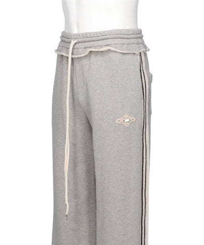 SIDE STRIPE JERSEY TRACK PANTS