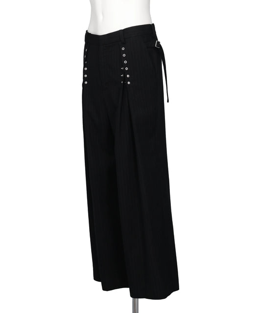 PIERCING STRIPE CROSS TACK PANTS