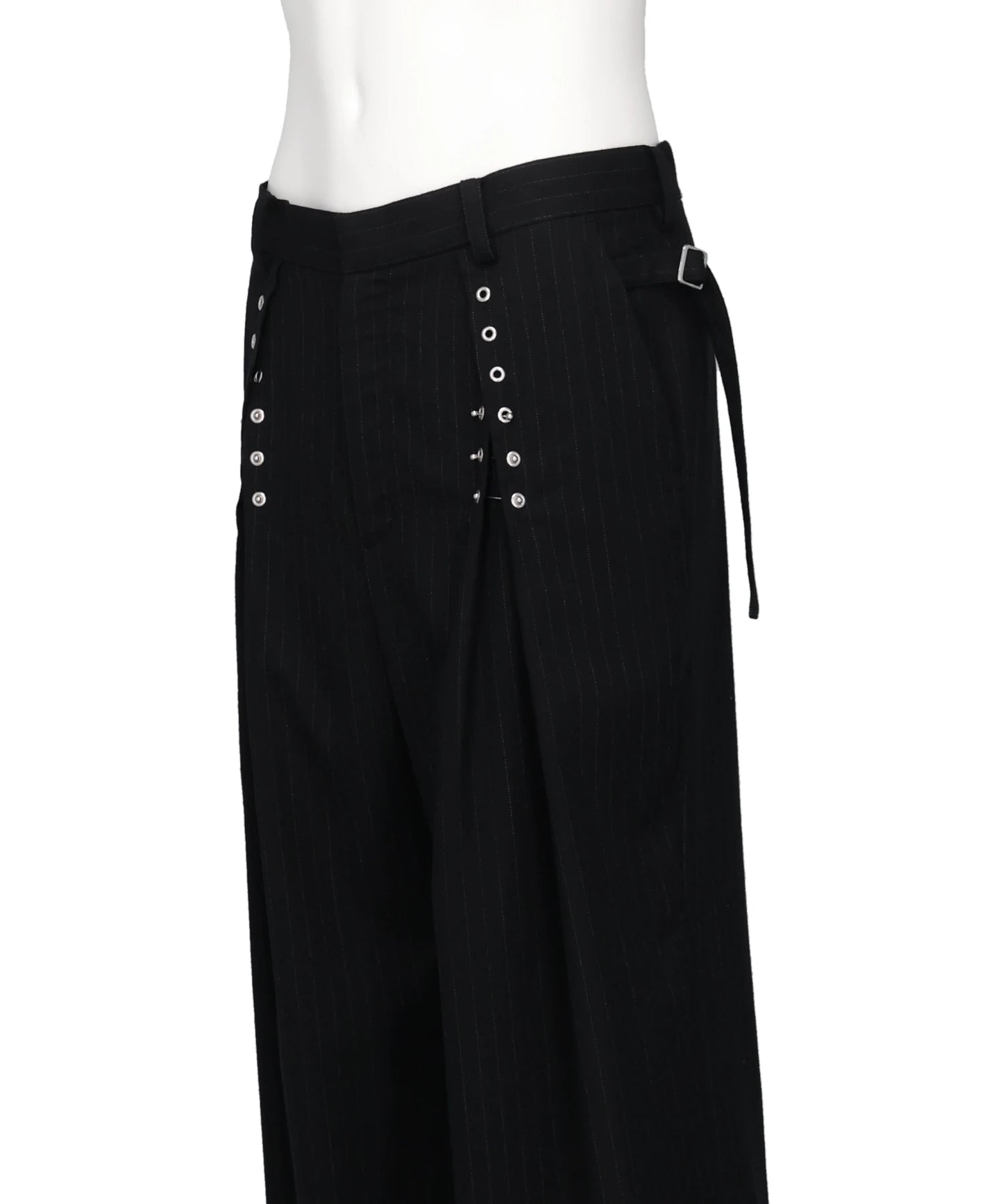 PIERCING STRIPE CROSS TACK PANTS