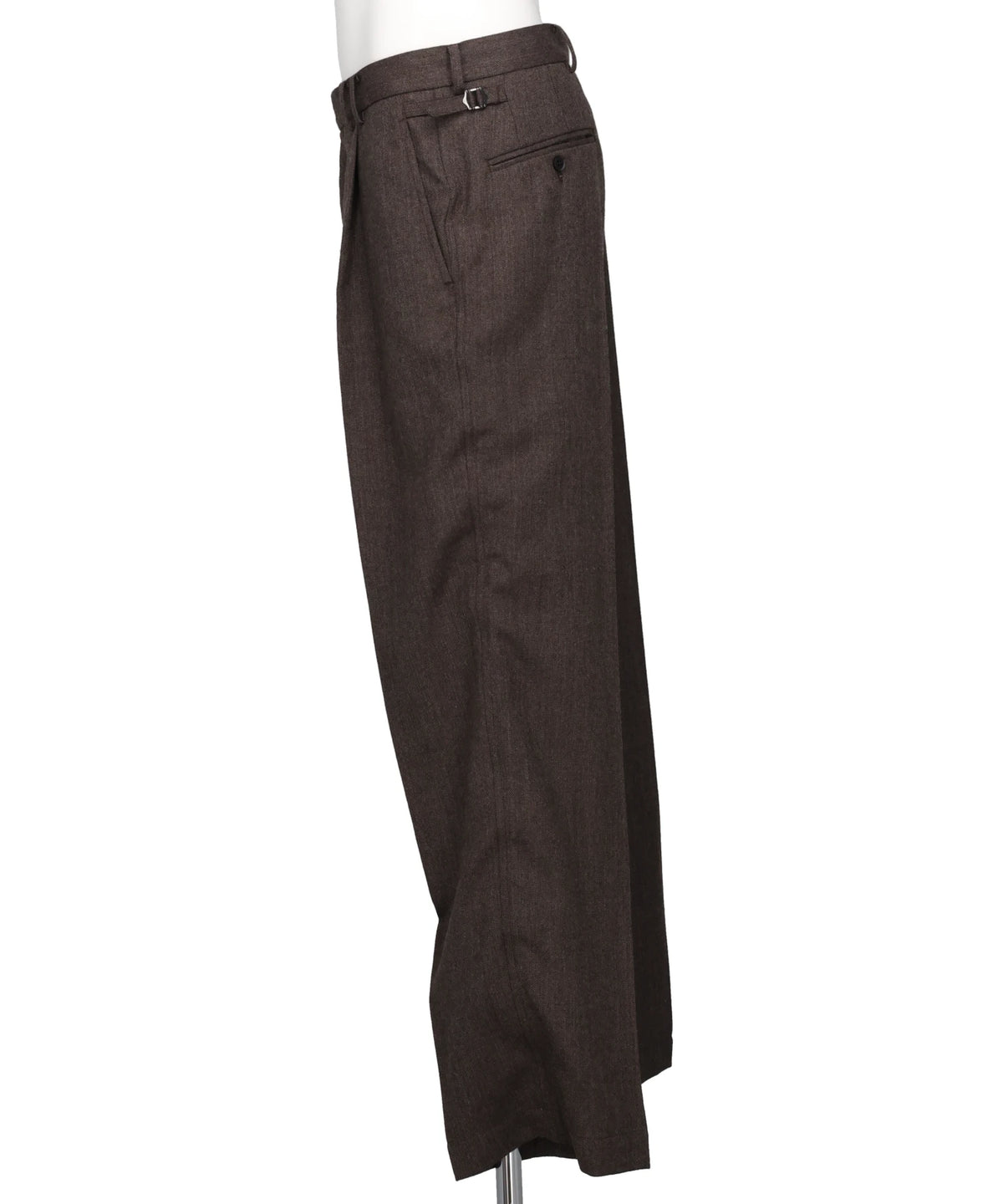 SCULPTURAL WIRED 1PLEATED TROUSERS