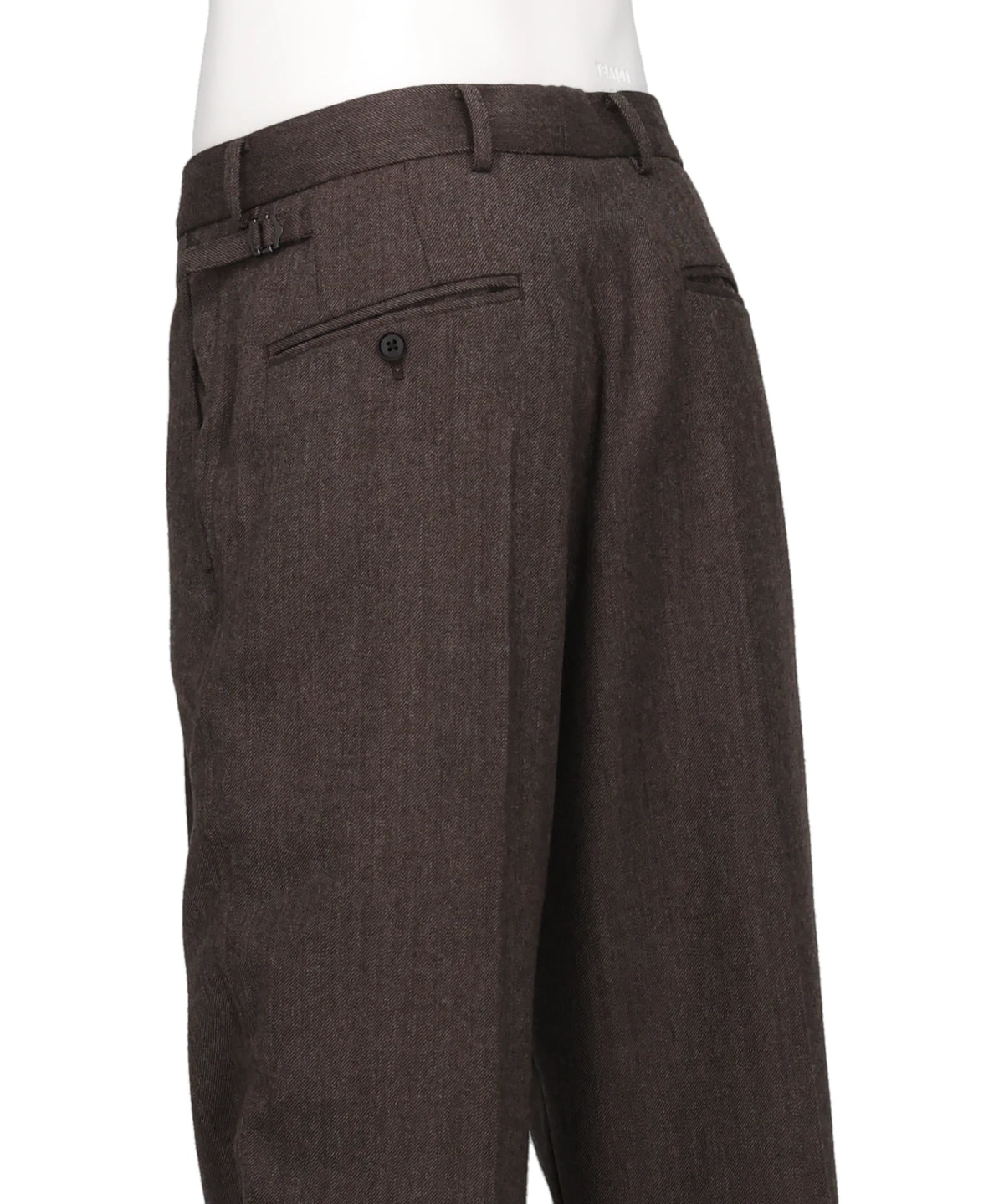 SCULPTURAL WIRED 1PLEATED TROUSERS