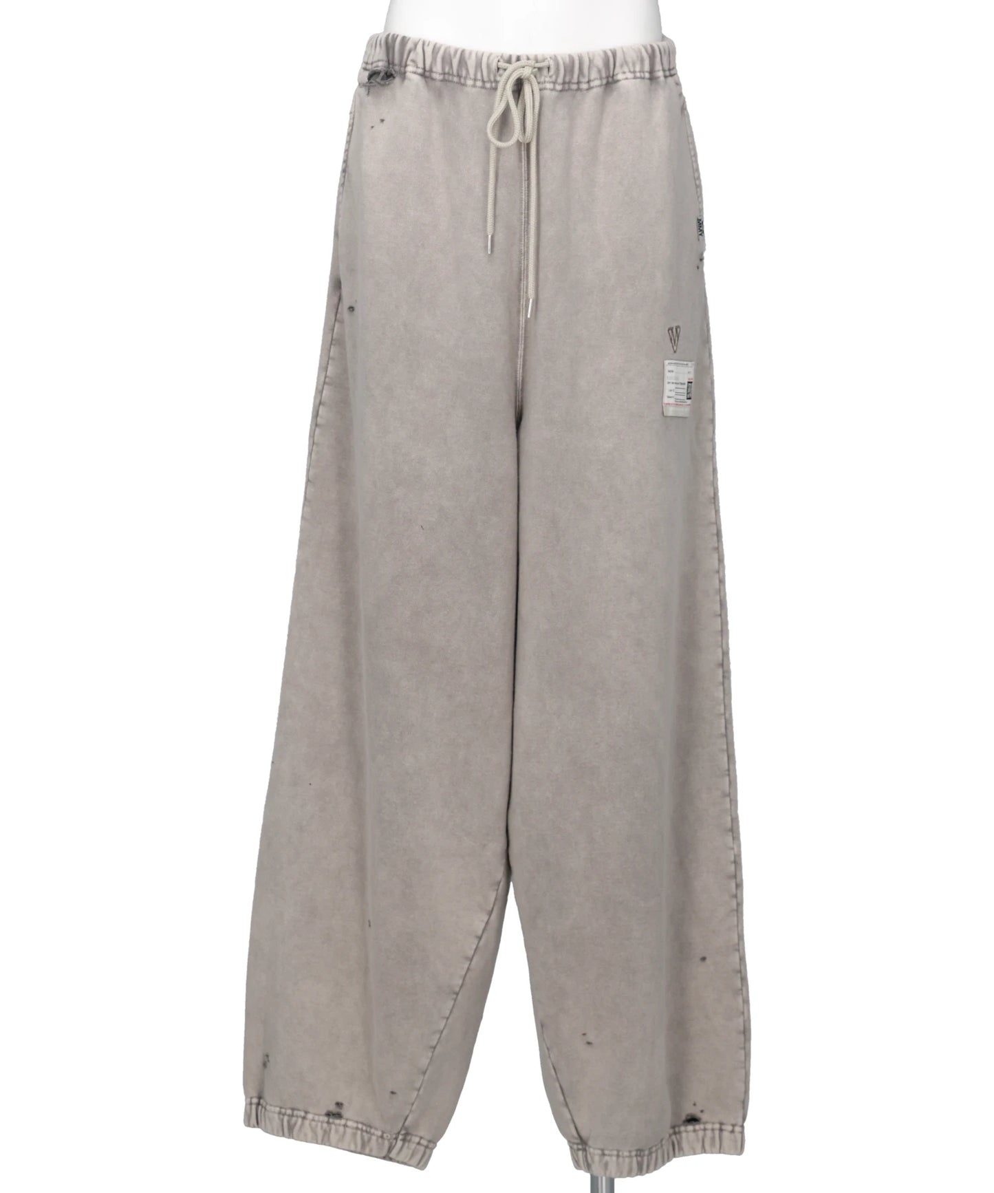 Maison MIHARA YASUHIRO(メゾンミハラヤスヒロ) 2026AW BLEACHED SWEAT PANTS  A17PT543