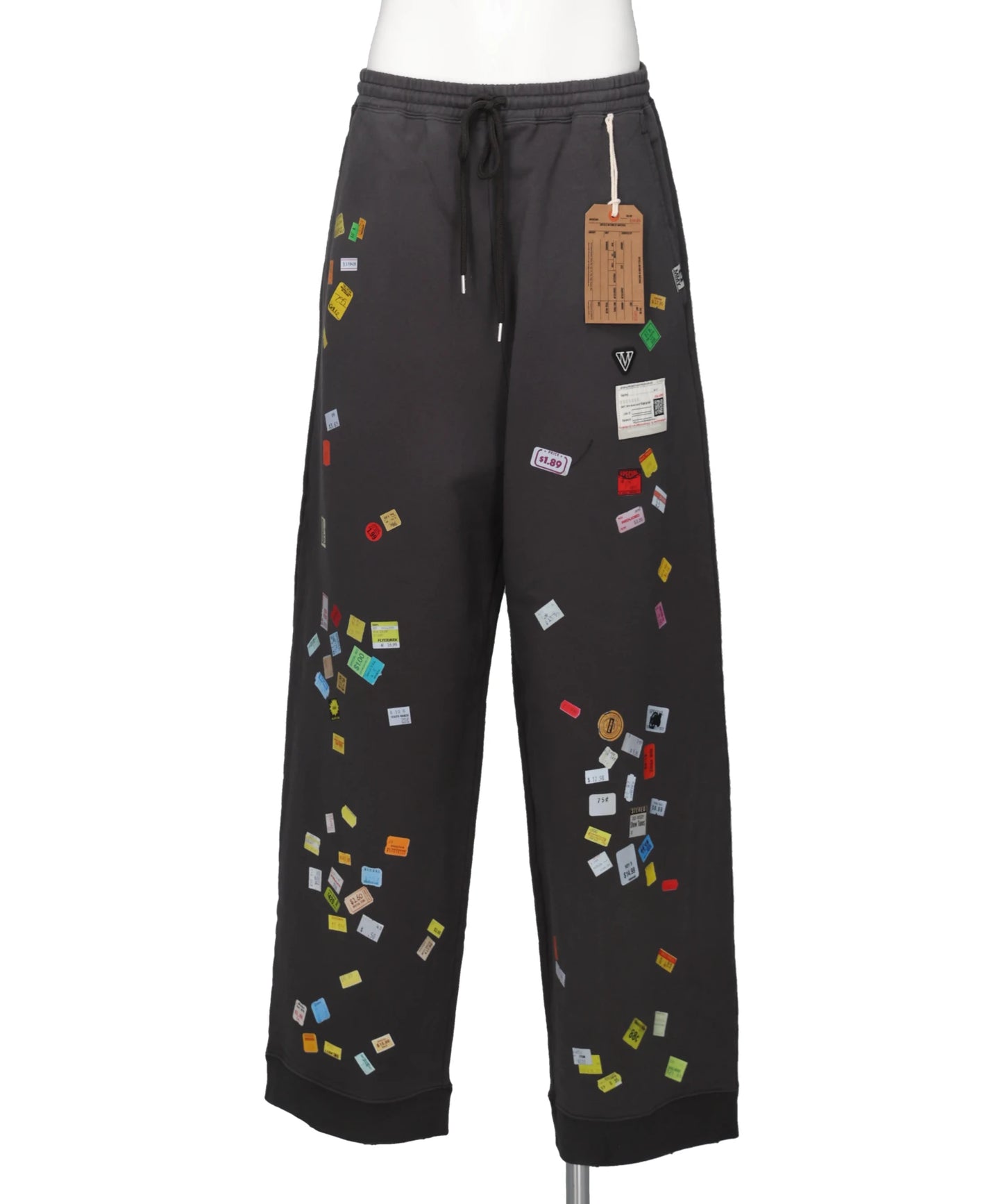 Maison MIHARA YASUHIRO(メゾンミハラヤスヒロ) 2026AW PRICE STICKER SWEAT PANTS A17PT552