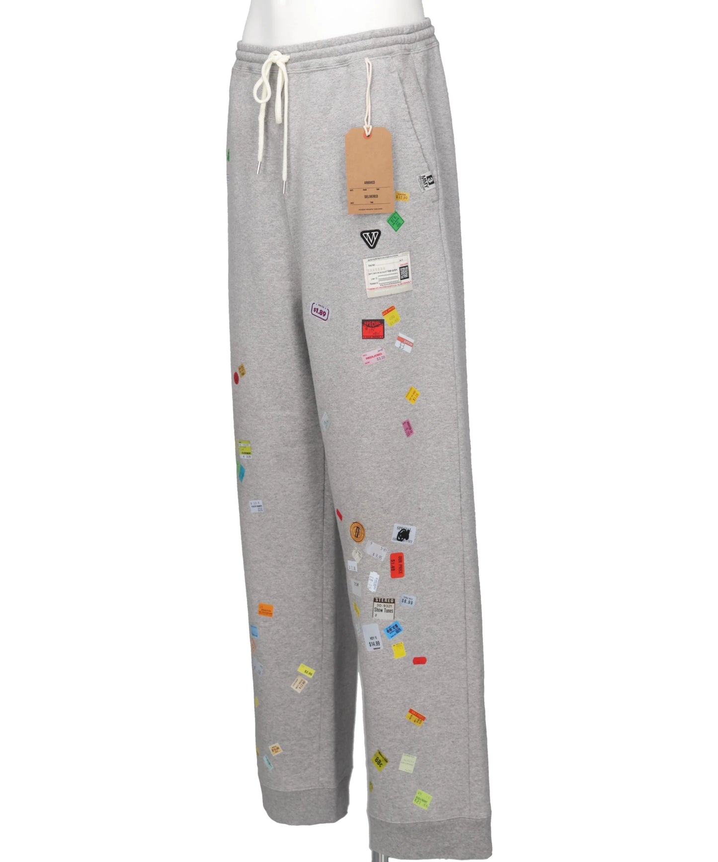 PRICE STICKER SWEAT PANTS