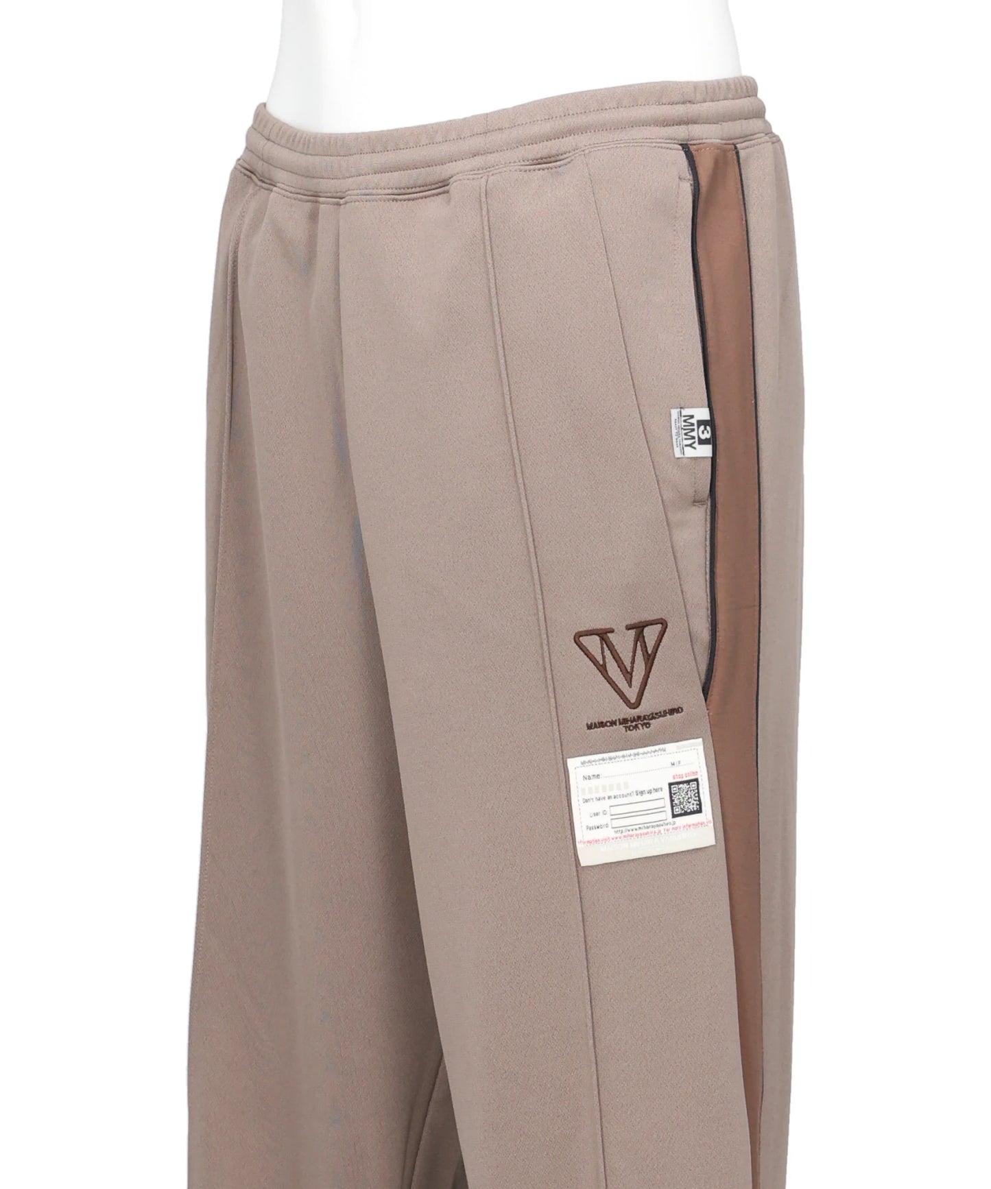 FOLDED TRACK PANTS