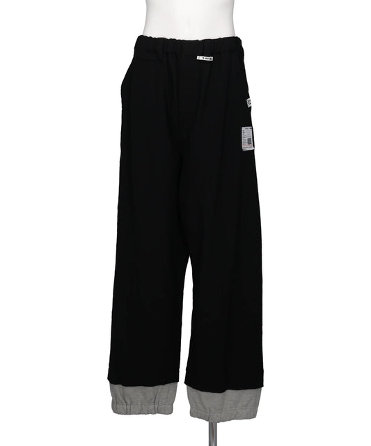 Maison MIHARA YASUHIRO(メゾンミハラヤスヒロ) BOTTOM LAYERD TROUSERS