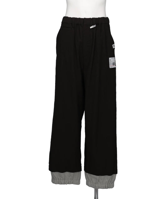 Maison MIHARA YASUHIRO(メゾンミハラヤスヒロ) BOTTOM LAYERD TROUSERS