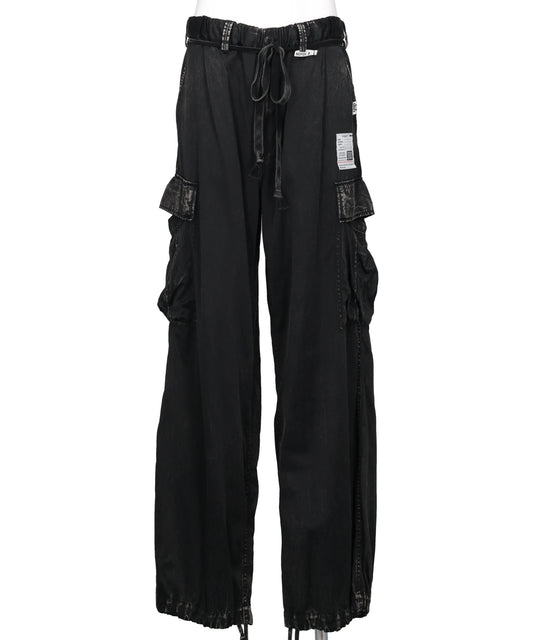  Maison MIHARA YASUHIRO(メゾンミハラヤスヒロ) 2026AW R/CO SATIN CARGO PANTS K17PT401