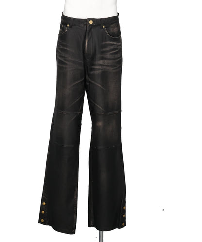 KAMIYA(カミヤ)DISTRESSED LEATHER PANTS