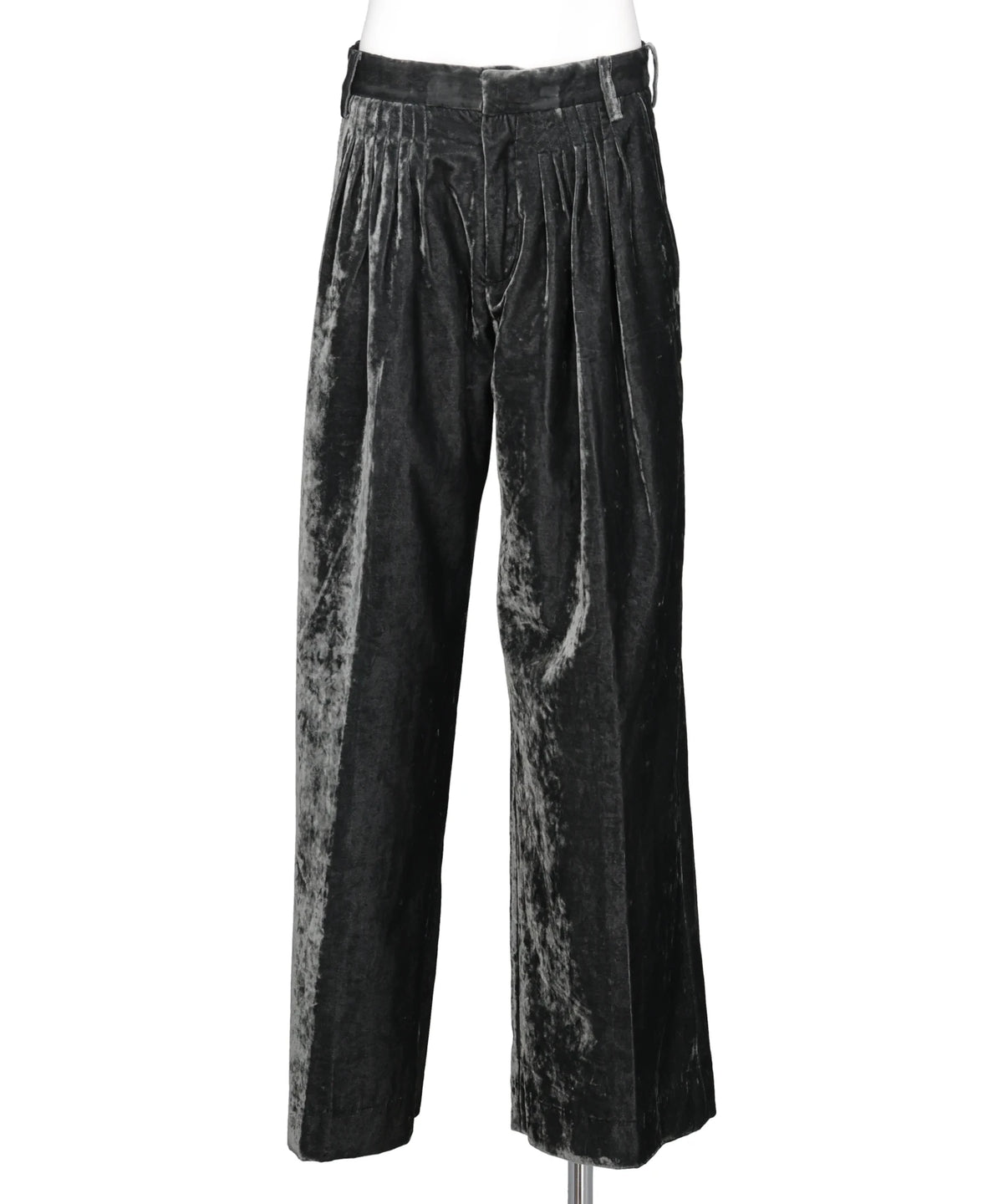 MASU(エムエーエスユー) 2026AW VELVET ACCORDION WIDE TROUSERS M26H9PL010