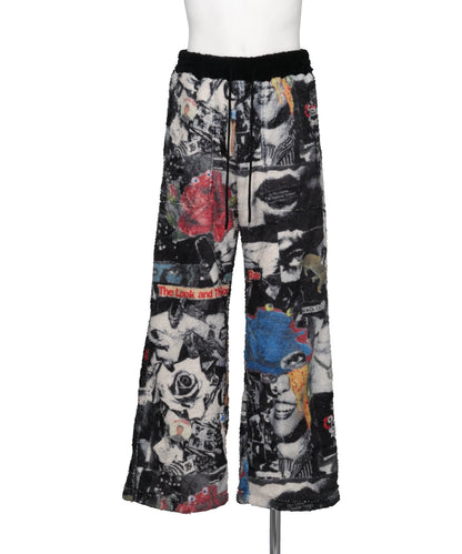 NewRose FLEECE RELAX PANTS / ALL-OVER PRINT