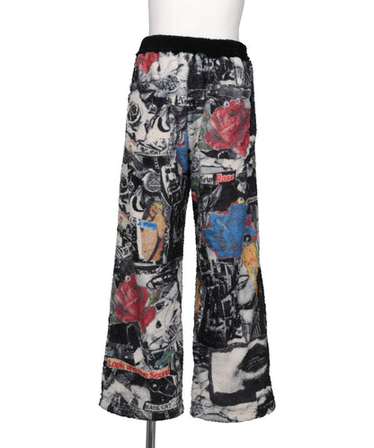 FLEECE RELAX PANTS / ALL-OVER PRINT