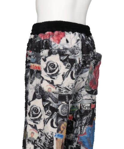 FLEECE RELAX PANTS / ALL-OVER PRINT