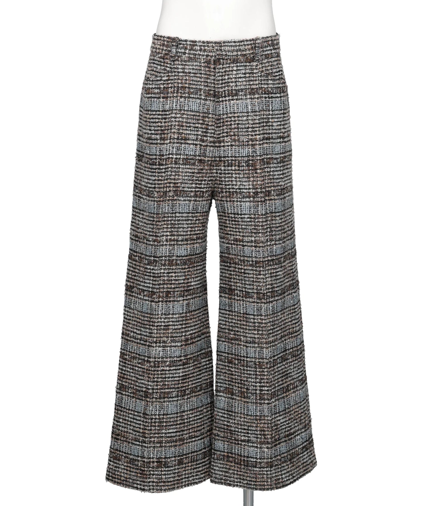 MELANGE TWEED TROUSERS