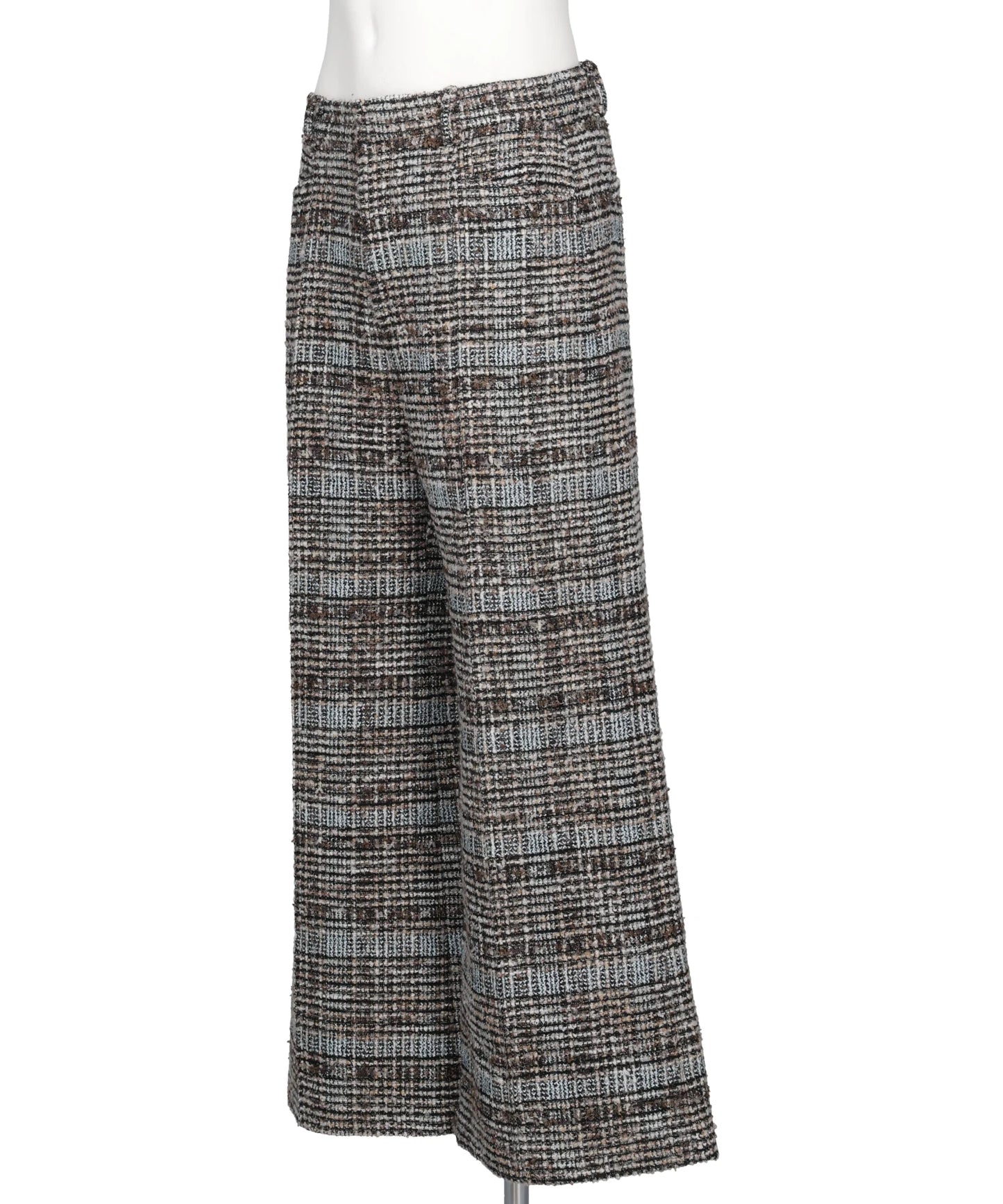 MELANGE TWEED TROUSERS