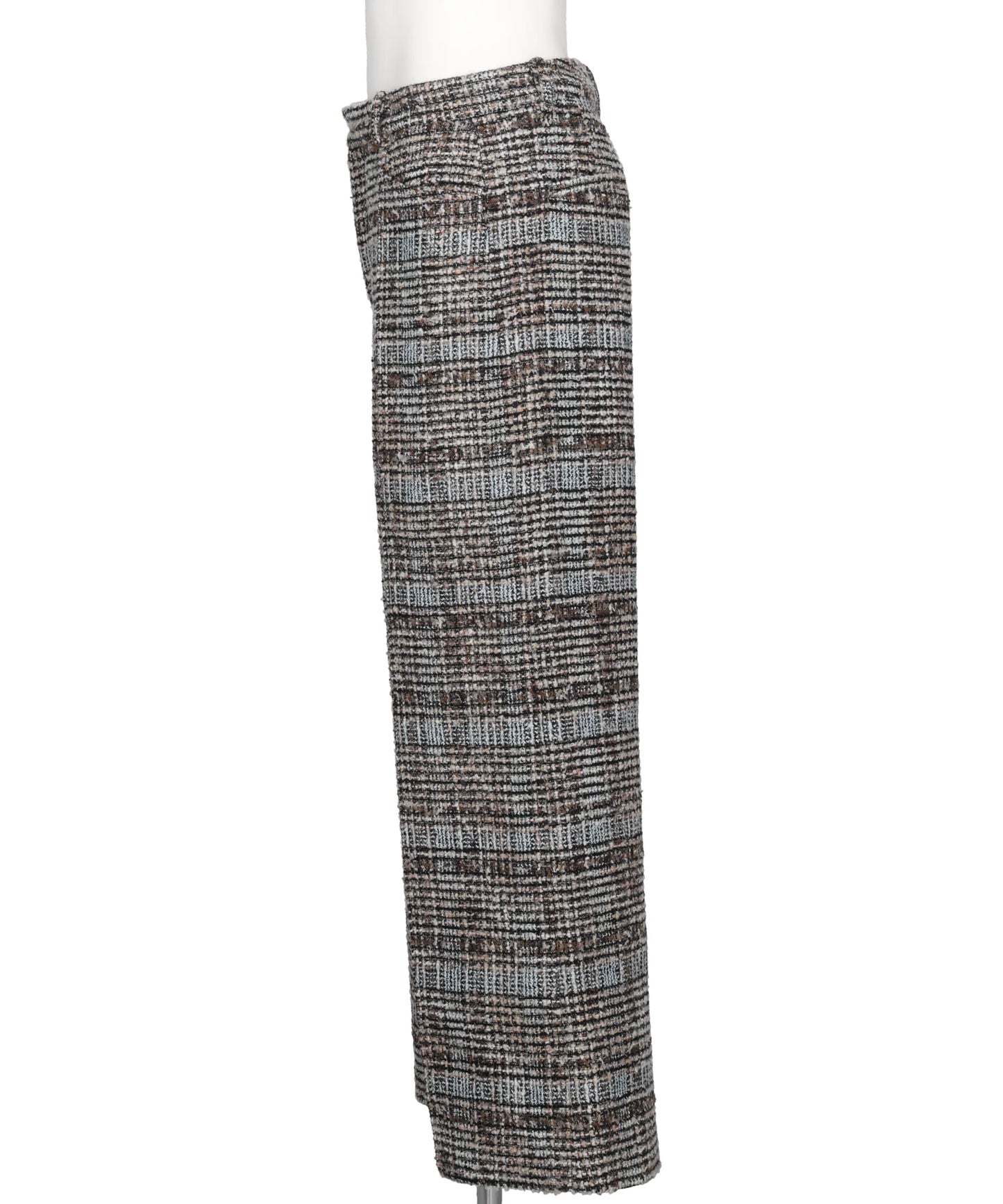MELANGE TWEED TROUSERS