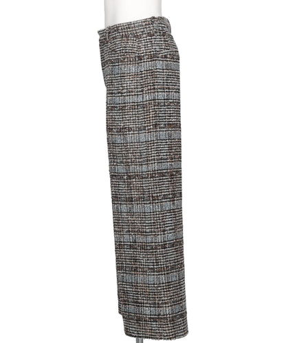 MELANGE TWEED TROUSERS