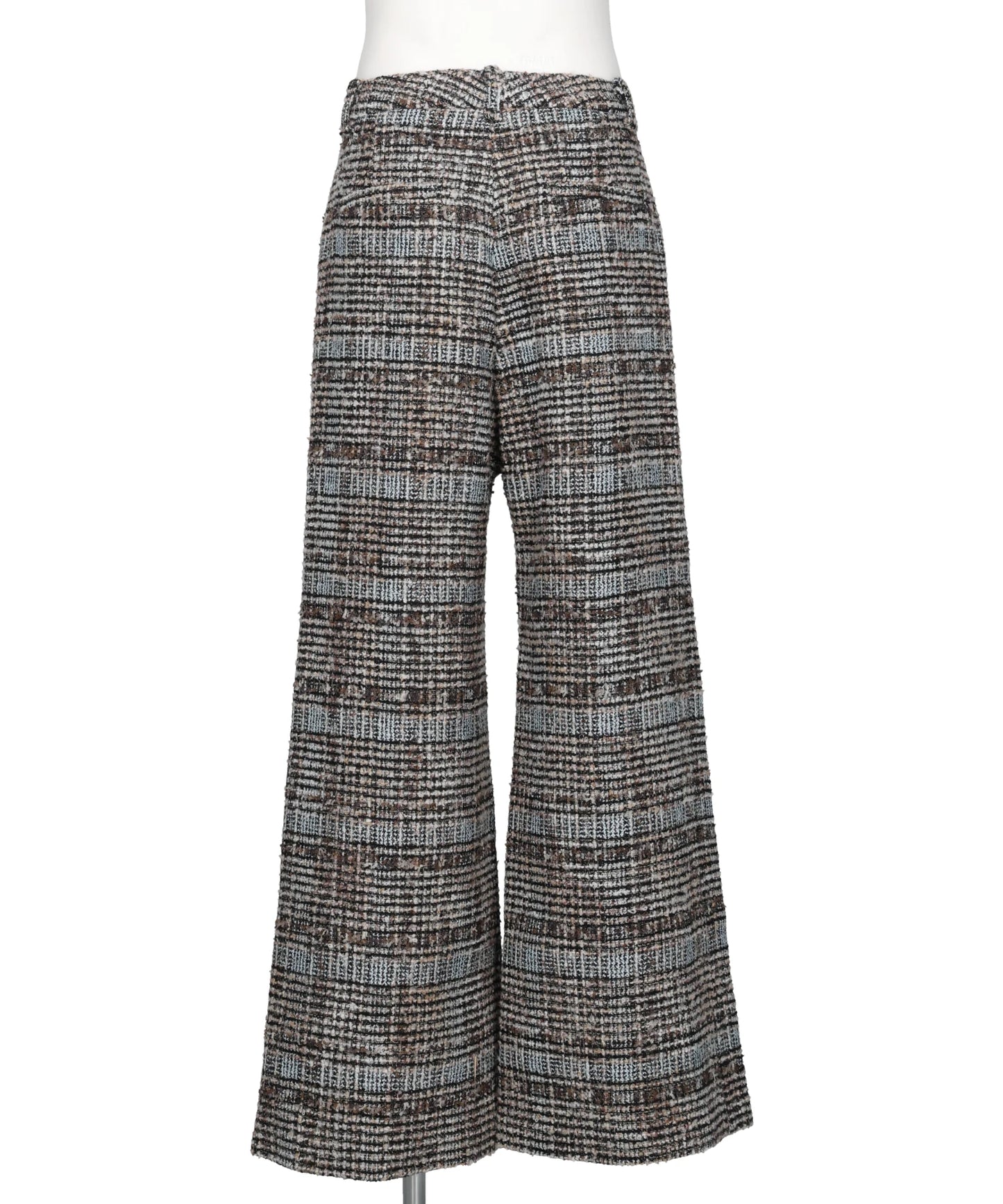 MELANGE TWEED TROUSERS