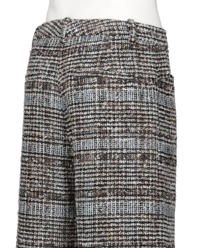 MELANGE TWEED TROUSERS