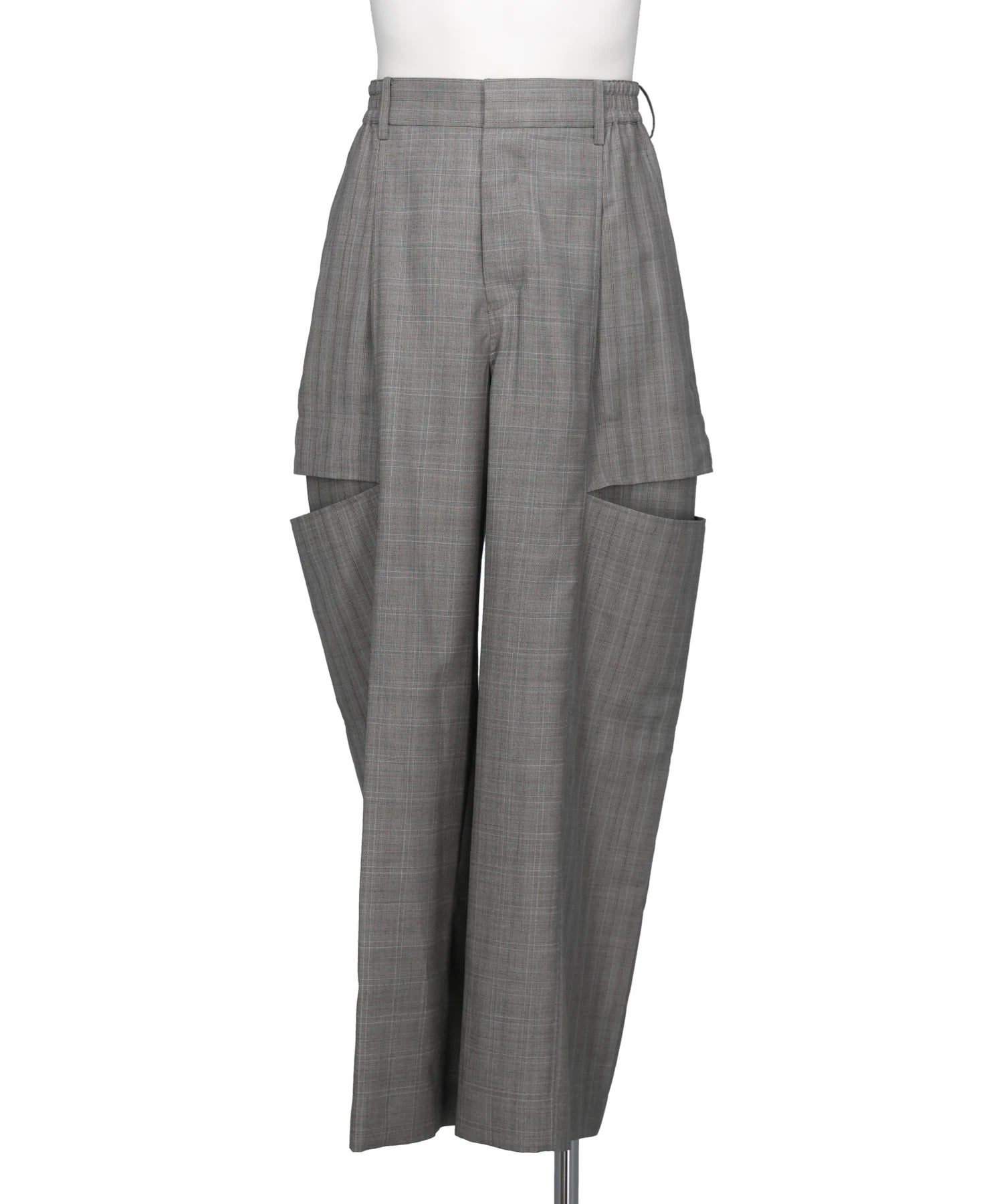 beautiful people(ビューティフルピープル)WOOL SILK SUITING TROMPELOEIL BOWPANTS