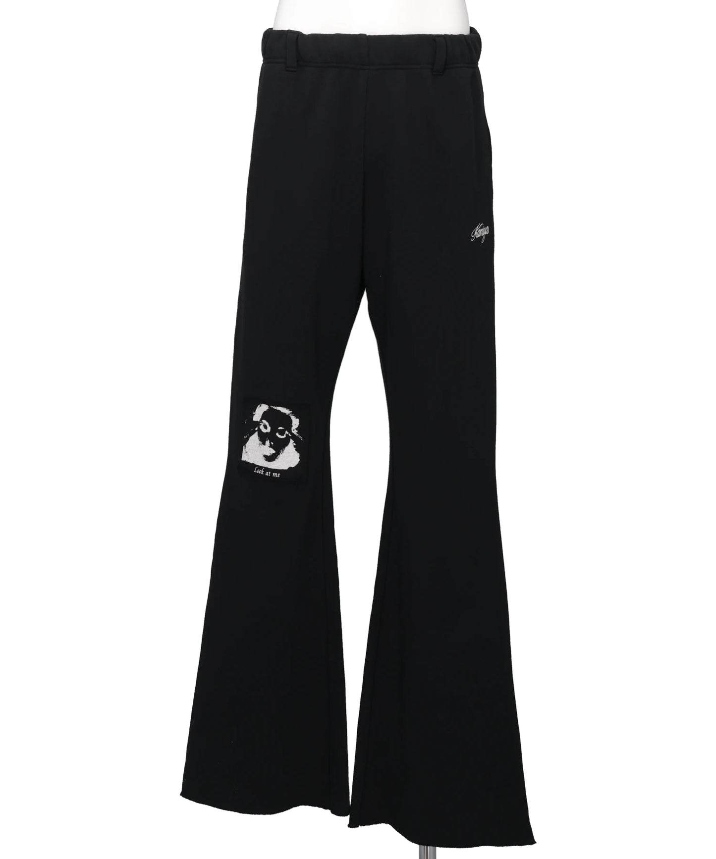KAMIYA(カミヤ) 2026AW "GIRL PATCH" BOOTCUT SWEAT PANTS T/C G17PT103