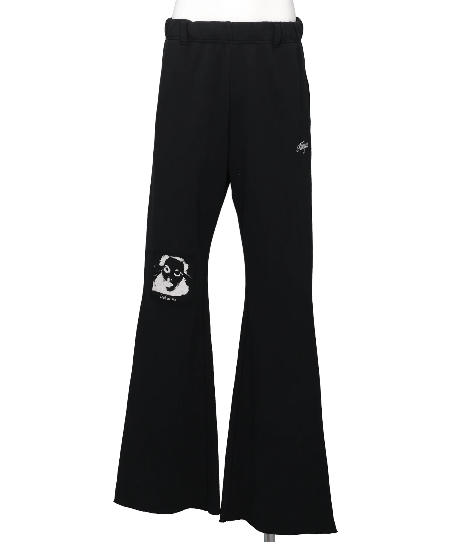 KAMIYA(カミヤ) 2026AW "GIRL PATCH" BOOTCUT SWEAT PANTS T/C G17PT103