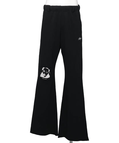 KAMIYA(カミヤ) 2026AW "GIRL PATCH" BOOTCUT SWEAT PANTS T/C G17PT103