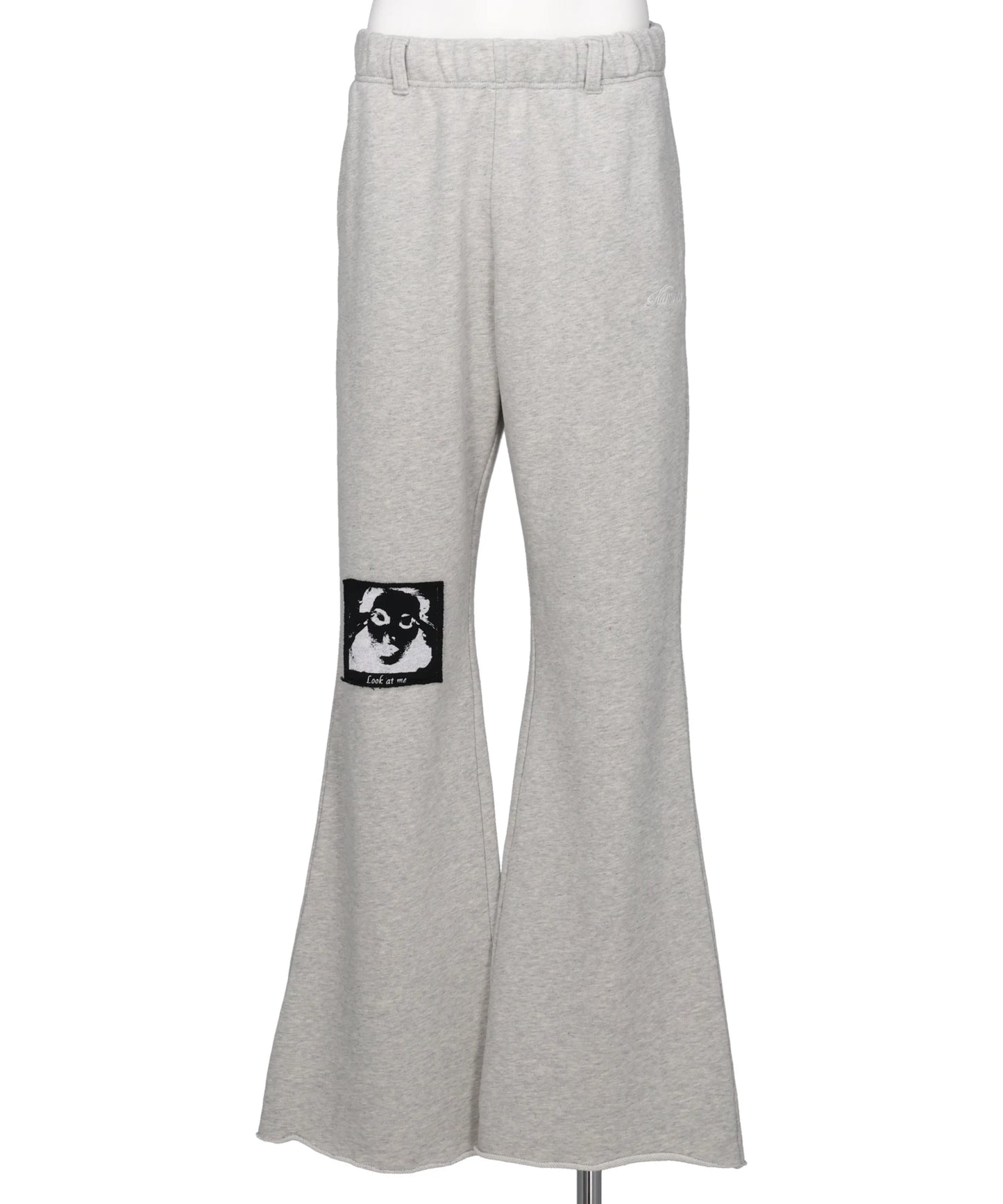 KAMIYA(カミヤ) 2026AW "GIRL PATCH" BOOTCUT SWEAT PANTS T/C G17PT103