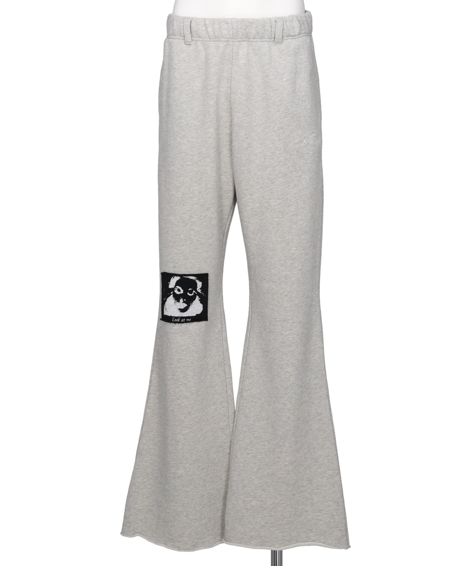 KAMIYA(カミヤ) 2026AW "GIRL PATCH" BOOTCUT SWEAT PANTS T/C G17PT103