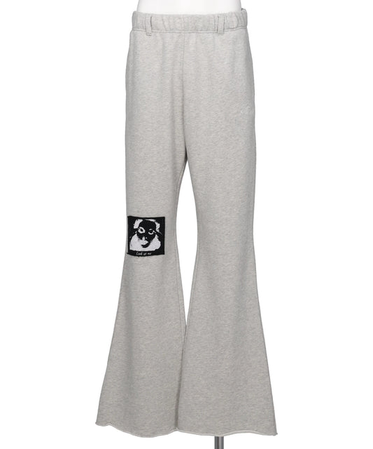KAMIYA(カミヤ) 2026AW "GIRL PATCH" BOOTCUT SWEAT PANTS T/C G17PT103