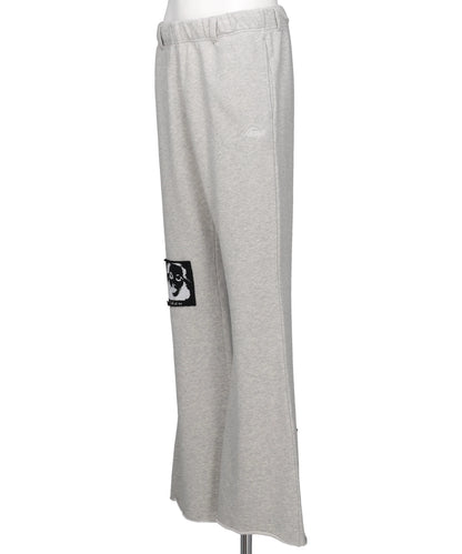 "GIRL PATCH" BOOTCUT SWEAT PANTS T/C