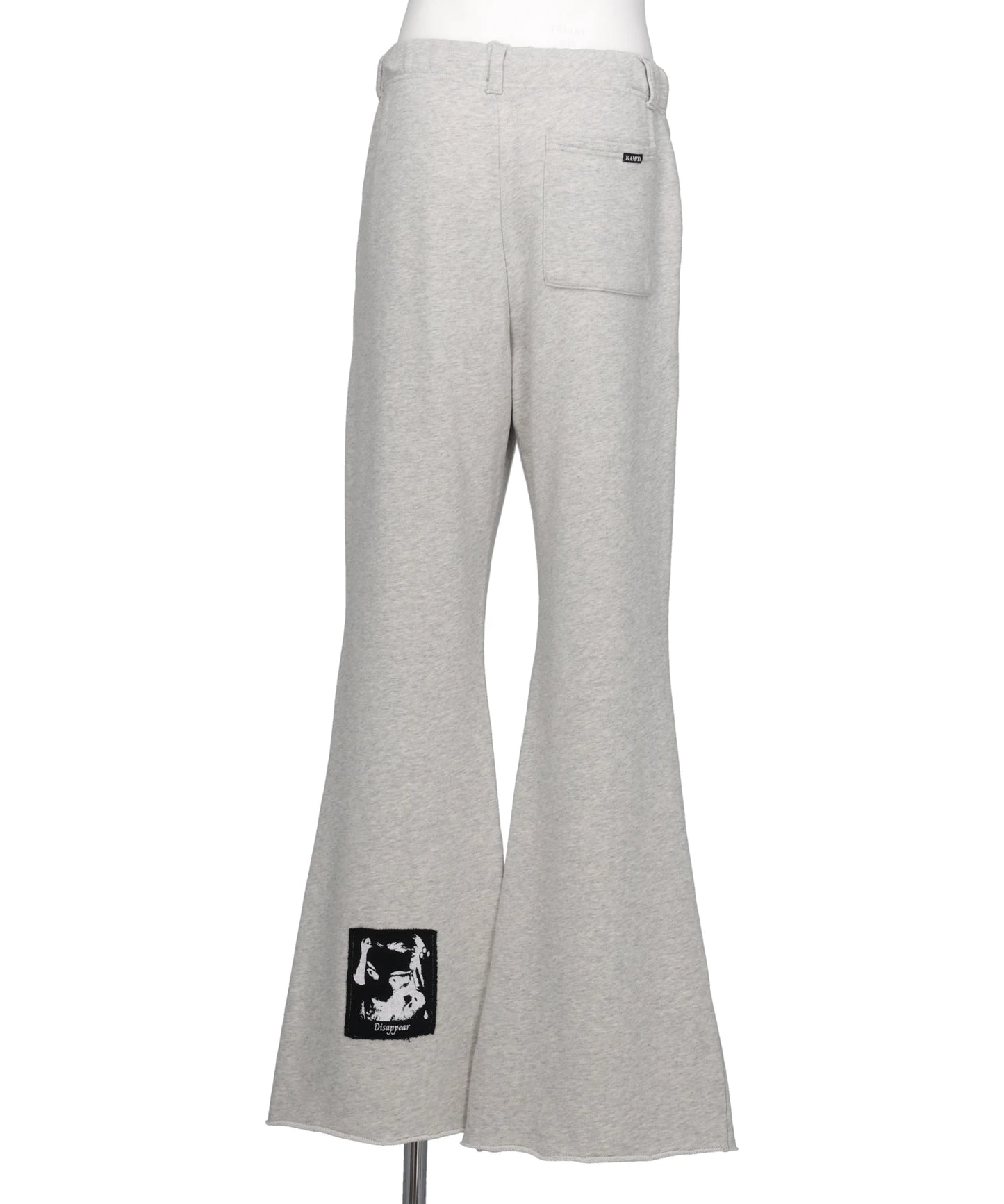 "GIRL PATCH" BOOTCUT SWEAT PANTS T/C
