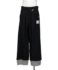 Maison MIHARA YASUHIRO(メゾンミハラヤスヒロ) BOTTOM LAYERD TWILL PT