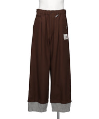 Maison MIHARA YASUHIRO(メゾンミハラヤスヒロ)BOTTOM LAYERD TWILL PT