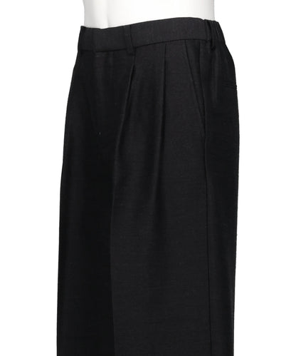 TWO-TUCK WIDE TROUSERS