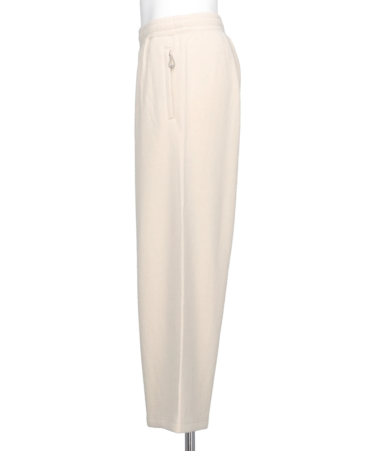 SILK-COTTON WIDE SWEATER PANTS