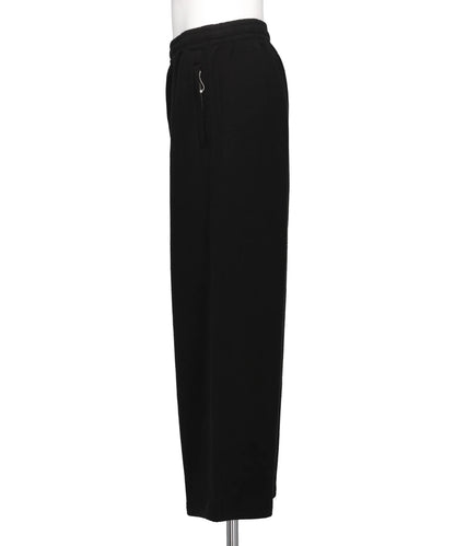 SILK-COTTON WIDE SWEATER PANTS