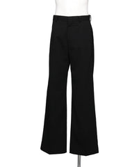TWILL TAILORED STRAIGHT TROUSERS