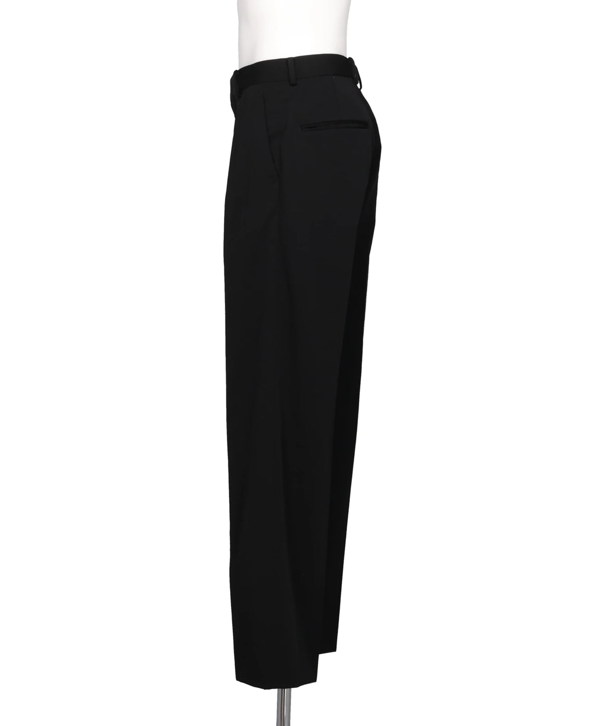 TWILL TAILORED STRAIGHT TROUSERS
