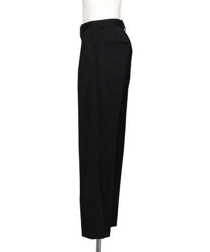 TWILL TAILORED STRAIGHT TROUSERS