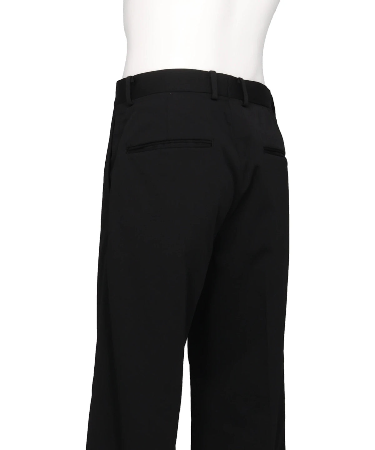 TWILL TAILORED STRAIGHT TROUSERS