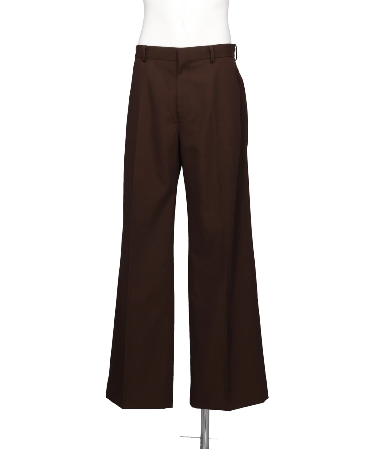 TWILL TAILORED STRAIGHT TROUSERS